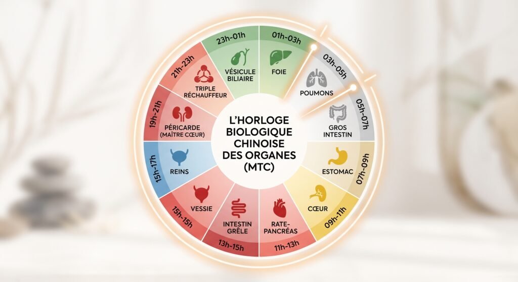 horloge biologique chinoise organes